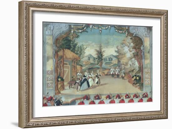 Joseph Haydn (1732-1809) at the First Performance of His Opera "L'Incontro Improvviso"-null-Framed Giclee Print