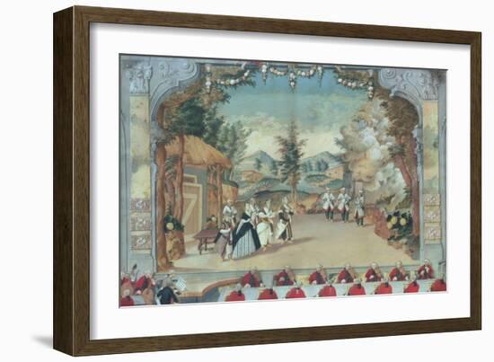 Joseph Haydn (1732-1809) at the First Performance of His Opera "L'Incontro Improvviso"-null-Framed Giclee Print