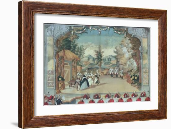 Joseph Haydn (1732-1809) at the First Performance of His Opera "L'Incontro Improvviso"-null-Framed Giclee Print