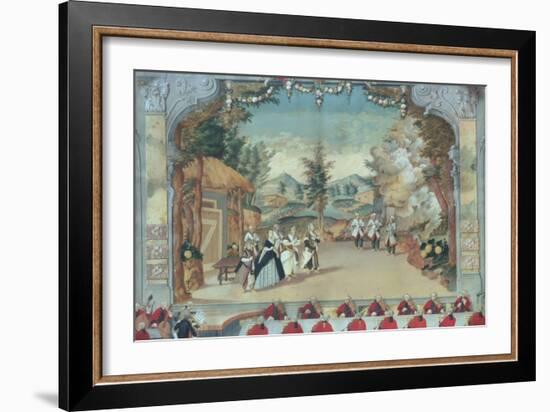 Joseph Haydn (1732-1809) at the First Performance of His Opera "L'Incontro Improvviso"-null-Framed Giclee Print