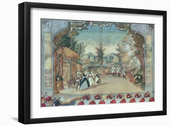 Joseph Haydn (1732-1809) at the First Performance of His Opera "L'Incontro Improvviso"-null-Framed Giclee Print