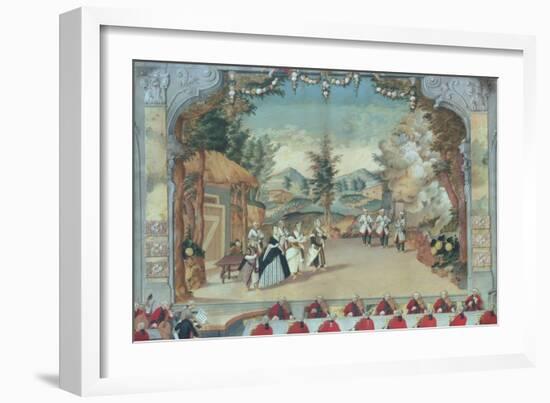 Joseph Haydn (1732-1809) at the First Performance of His Opera "L'Incontro Improvviso"-null-Framed Giclee Print