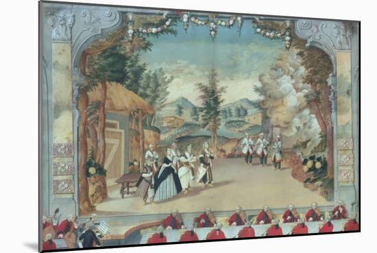 Joseph Haydn (1732-1809) at the First Performance of His Opera "L'Incontro Improvviso"-null-Mounted Giclee Print