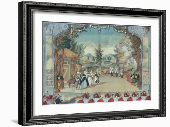 Joseph Haydn (1732-1809) at the First Performance of His Opera "L'Incontro Improvviso"-null-Framed Giclee Print