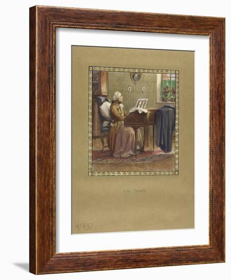 Joseph Haydn at the Grand Piano, 1917-Otto Robert Nowak-Framed Giclee Print