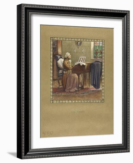 Joseph Haydn at the Grand Piano, 1917-Otto Robert Nowak-Framed Giclee Print