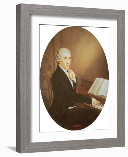 Joseph Haydn circa 1795-Johann Zitterer-Framed Giclee Print