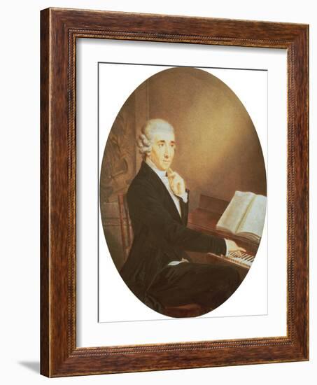 Joseph Haydn circa 1795-Johann Zitterer-Framed Giclee Print