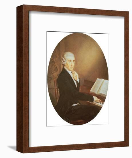 Joseph Haydn circa 1795-Johann Zitterer-Framed Premium Giclee Print