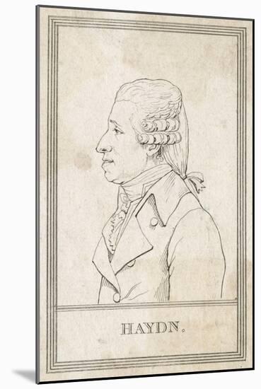 Joseph Haydn, French-null-Mounted Art Print