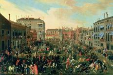 Festival of the Bulls, Campo San Polo-Joseph Heintz-Giclee Print