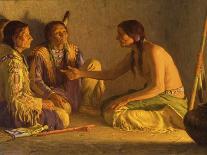 Recounting the Story-Joseph Henry Sharp-Art Print