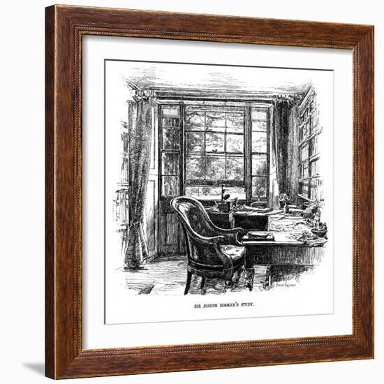 Joseph Hooker's Study-Alfred Parsons-Framed Art Print