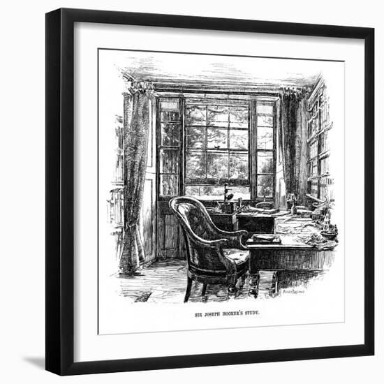 Joseph Hooker's Study-Alfred Parsons-Framed Art Print