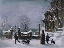 The First Snow, 1877-Joseph Hoover-Framed Giclee Print