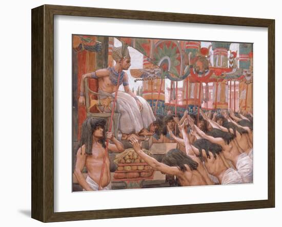 Joseph in Egypt, 1896-1902-James Jacques Joseph Tissot-Framed Giclee Print