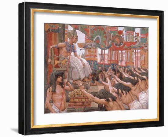 Joseph in Egypt, 1896-1902-James Jacques Joseph Tissot-Framed Giclee Print