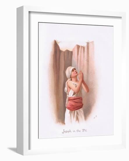 Joseph in the Pit-Henry Ryland-Framed Giclee Print