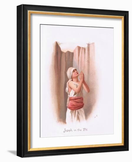 Joseph in the Pit-Henry Ryland-Framed Giclee Print