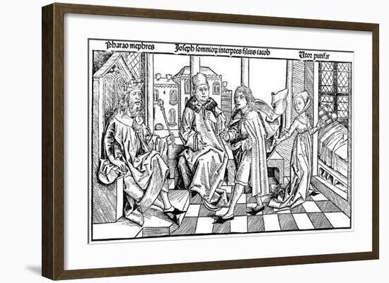 Joseph Interpreting Pharaoh's Dream, 1493-null-Framed Giclee Print