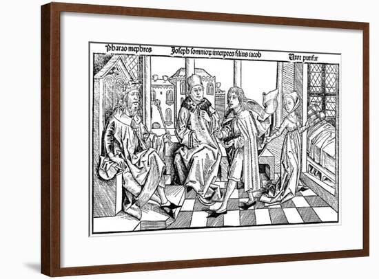 Joseph Interpreting Pharaoh's Dream, 1493-null-Framed Giclee Print