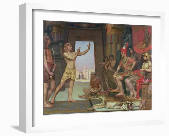 Joseph Interpreting Pharaoh's Dream, 1894-Reginald Arthur-Framed Giclee Print