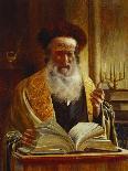 Rabbi Delivering a Sermon-Joseph Jost-Framed Premier Image Canvas