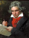 Ludwig Van Beethoven (1770-1827) Composing His "Missa Solemnis"-Joseph Karl Stieler-Giclee Print