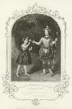 Miss Julia Harland and Miss Conquest as Oberon and Puck, a Midsummer Night's Dream-Joseph Kenny Meadows-Giclee Print