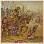 Henry V and His Troops Pray for Victory Over the French Before the Battle of Agincourt-Joseph Kronheim-Photographic Print
