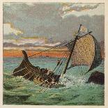 Wreck of the White Ship-Joseph Kronheim-Art Print