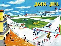 Airport - Jack and Jill, October 1950-Joseph Krush-Mounted Giclee Print