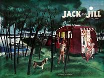 Camping - Jack and Jill, July 1946-Joseph Krush-Mounted Giclee Print