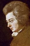 Unfinished Portrait of Wolfgang Amadeus Mozart-Joseph Lange-Giclee Print
