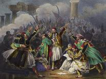 Scene of Celebration with Figures in Traditional Dress-Joseph-Louis Hippolyte Bellange-Giclee Print