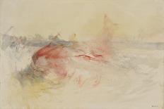 A Harpooned Whale-Joseph Mallord William Turner-Mounted Giclee Print