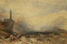 Life boat and manby apparatus going off to a stranded vessel, 19th century-Joseph Mallord William Turner-Giclee Print