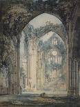 Transept of Tintern Abbey, Monmouthshire, C.1794 (W/C over Graphite with Pen & Black Ink on Paper)-Joseph Mallord William Turner-Giclee Print