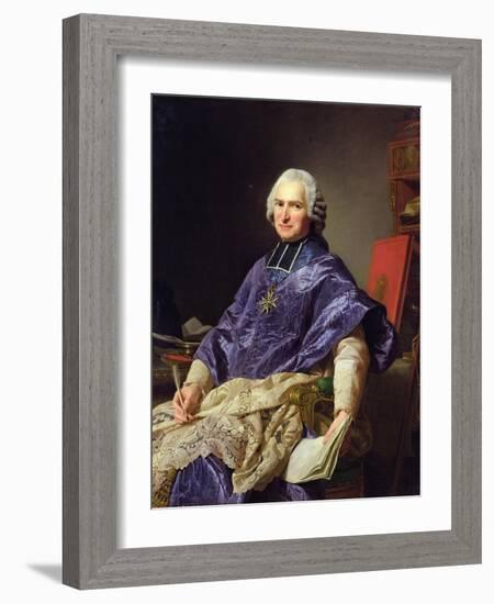 Joseph-Marie Terray (1715-78) Abbe De Molesmes, 1774-Alexander Roslin-Framed Giclee Print