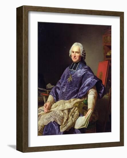 Joseph-Marie Terray (1715-78) Abbe De Molesmes, 1774-Alexander Roslin-Framed Giclee Print