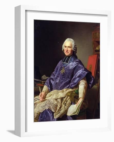 Joseph-Marie Terray (1715-78) Abbe De Molesmes, 1774-Alexander Roslin-Framed Giclee Print