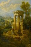 A Scene in Ancient Rome, a Setting for Titus Andronicus, Act I, Scene 3, C.1830-Joseph Michael Gandy-Framed Giclee Print