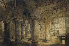 A Scene in Ancient Rome, a Setting for Titus Andronicus, Act I, Scene 3, C.1830-Joseph Michael Gandy-Framed Giclee Print