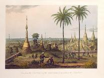 The Gold Temple of the Principal Idol Guadma at Rangoon Plate 7 from "Rangoon Views"-Joseph Moore-Giclee Print