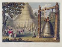 Scene from the Upper Terrace of the Great Pagoda at Rangoon, to the South East, Engraved by H.…-Joseph Moore-Giclee Print