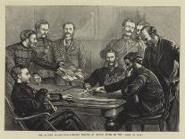 The Autumn Manoeuvres, Officers Playing at Kriegs Spiel, or the Game of War-Joseph Nash-Giclee Print