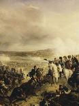 L'empereur Napoléon Ier sur le champ de bataille de Heilsberg, le 11 juin 1807-Joseph Nicolas Jouy-Framed Giclee Print