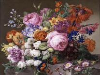 Composition of Flowers, 1839-Joseph Nigg-Framed Giclee Print