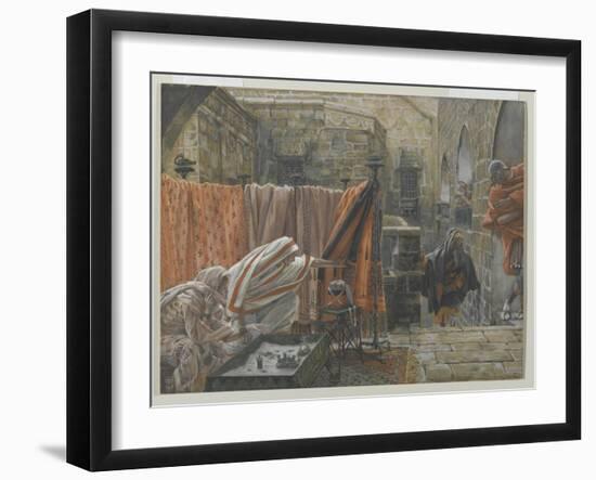 Joseph of Arimathea Seeks Pilate to Beg Permission to Remove the Body of Jesus-James Tissot-Framed Giclee Print