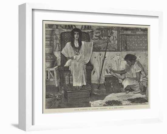 Joseph, Overseer of Pharaoh's Granaries-Sir Lawrence Alma-Tadema-Framed Giclee Print